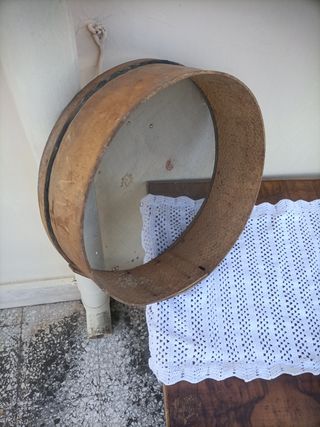 Setacci vintage in legno e metallo
