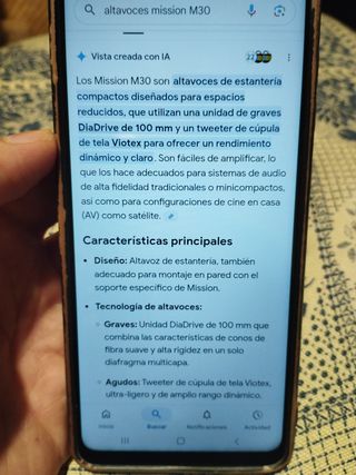 Altavoces Mission M30