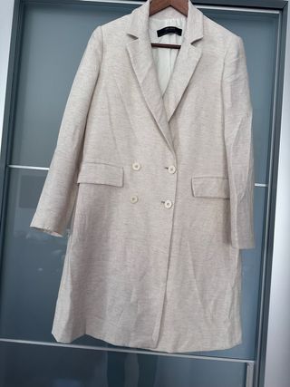 Zara Cappotto Donna Beige