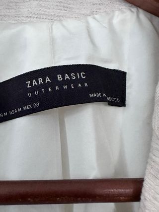 Zara Cappotto Donna Beige
