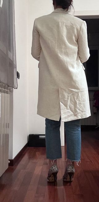 Zara Cappotto Donna Beige