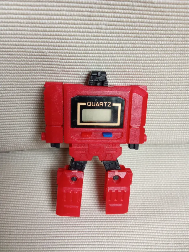 2 relojes Muñeco Transformer Años 80