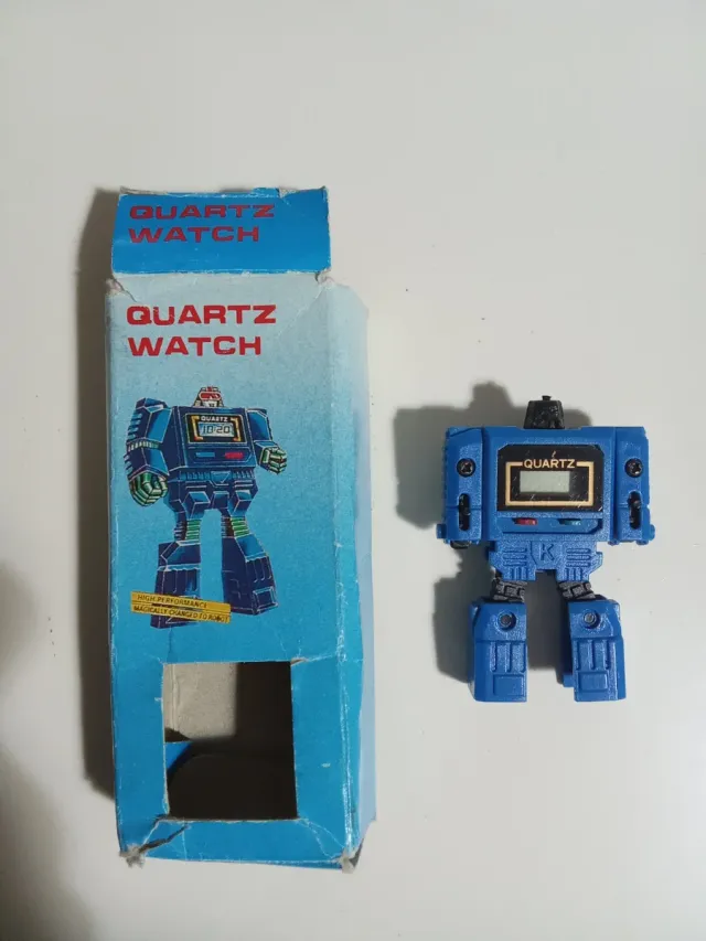 2 relojes Muñeco Transformer Años 80