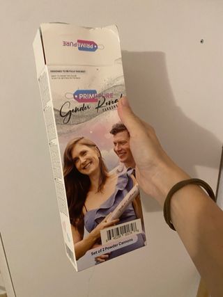 Cañón confeti Revelación Género Bebé Rosa