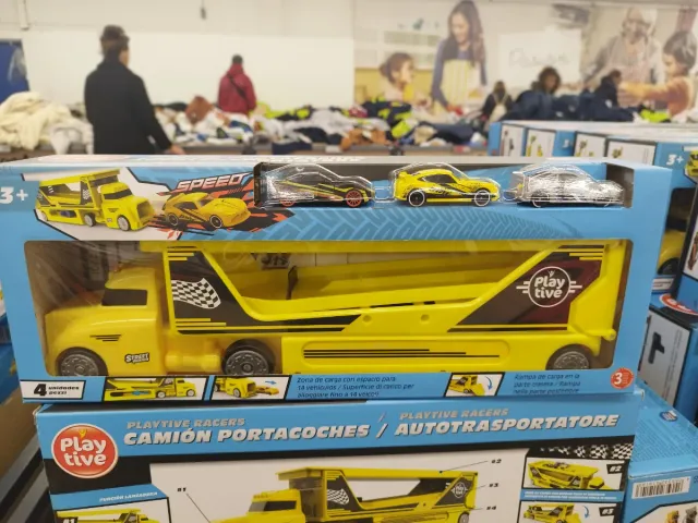 Caminhão Portacarros Playtive Racers Amarelo
