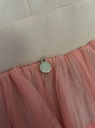 Vestido Rinascimiento Beige y Rosa