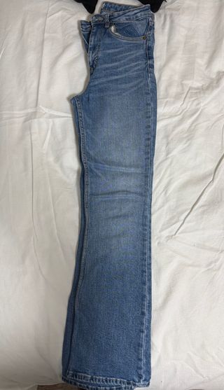 Pantalón campana vaquero azul