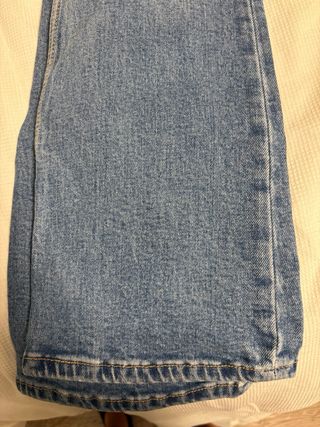 Pantalón campana vaquero azul