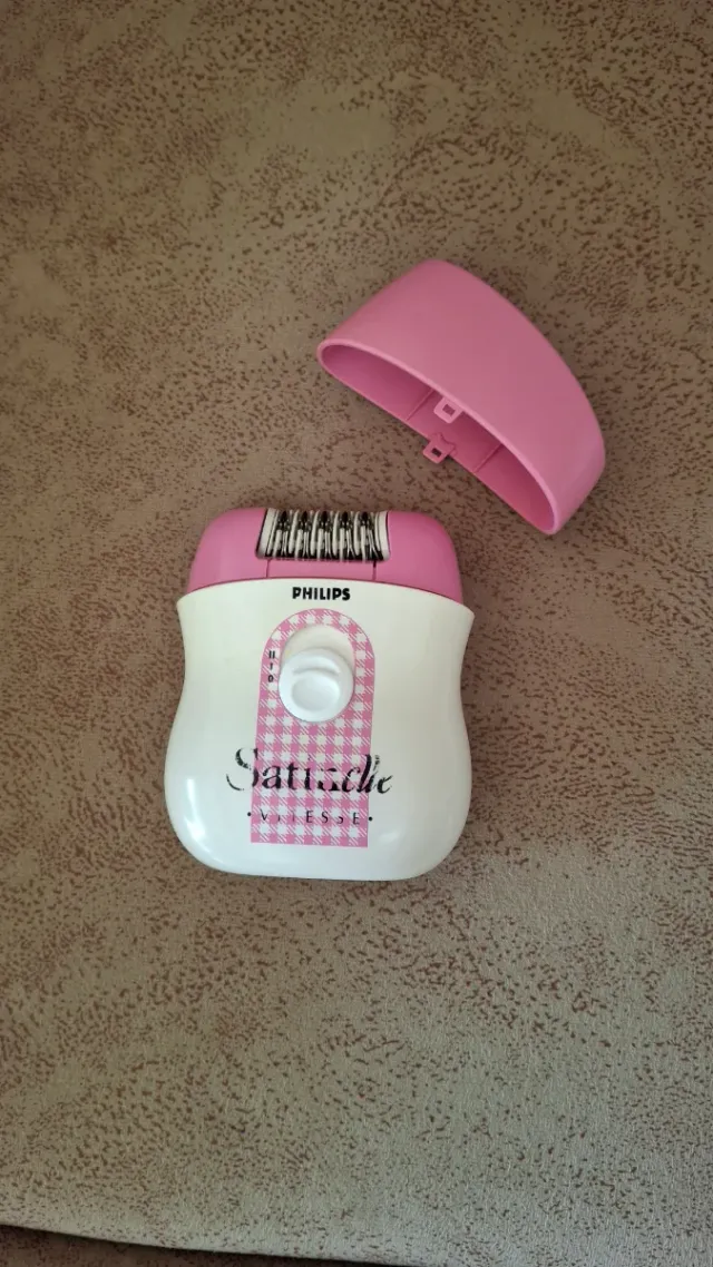 Depiladora Philips Satinelle Rosa y Blanca