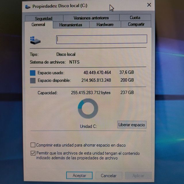 PORTATIL ASUS SSD 256GB RAM 8GB