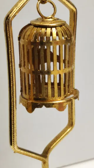 Gabbietta mignon ottone vintage