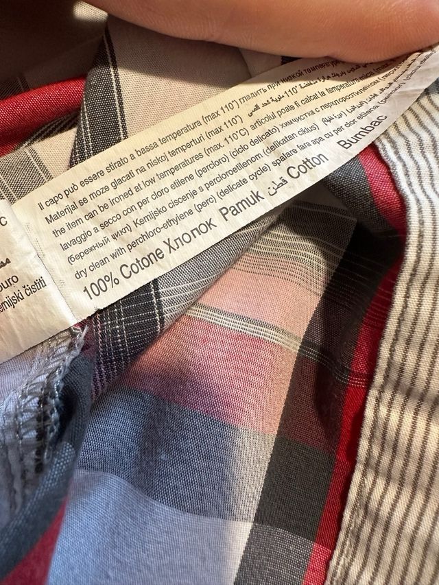 Camicia a quadri Piazza Italia M