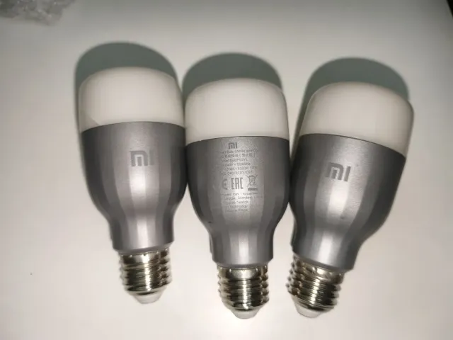 3 Lâmpadas Inteligentes Xiaomi