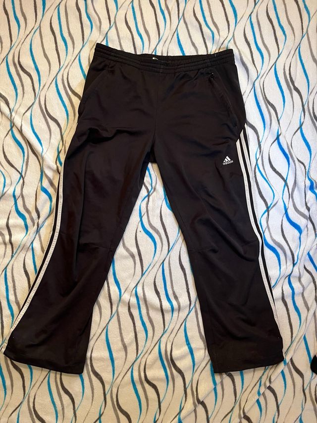 Pantalón Adidas Negro Retro Vintage Deportivo