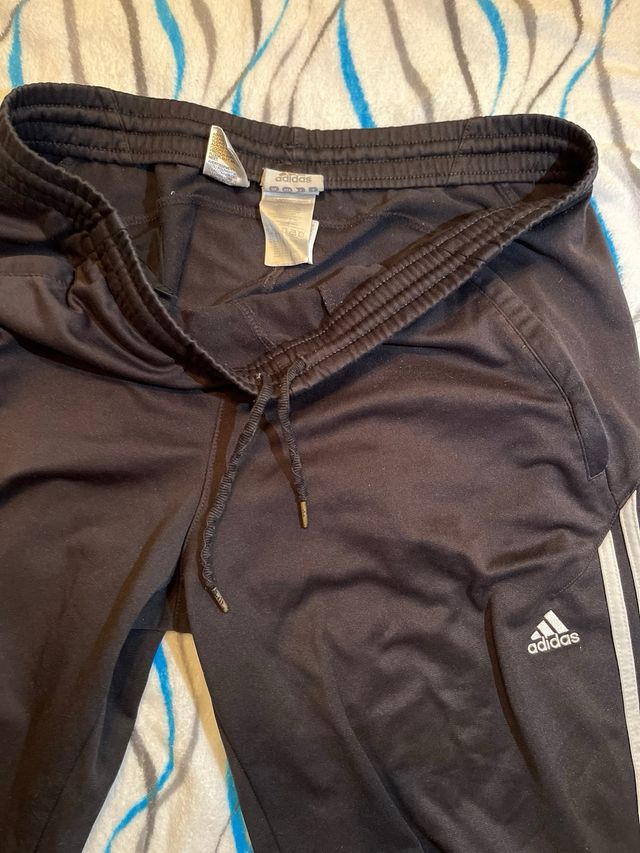 Pantalón Adidas Negro Retro Vintage Deportivo