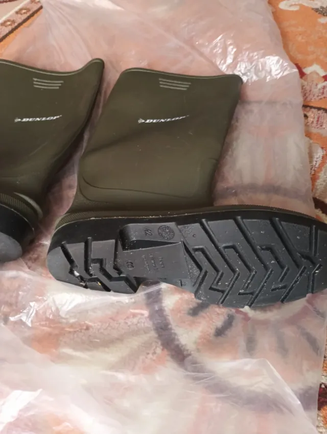 Botas de agua Dunlop verdes hombre