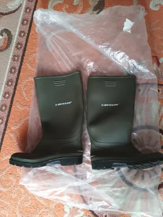 Botas de agua Dunlop verdes hombre