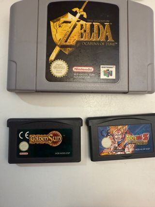 Lote Juegos N64 y GBA: Zelda, 007, Golden S y drag