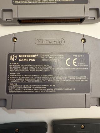 Lote Juegos N64 y GBA: Zelda, 007, Golden S y drag