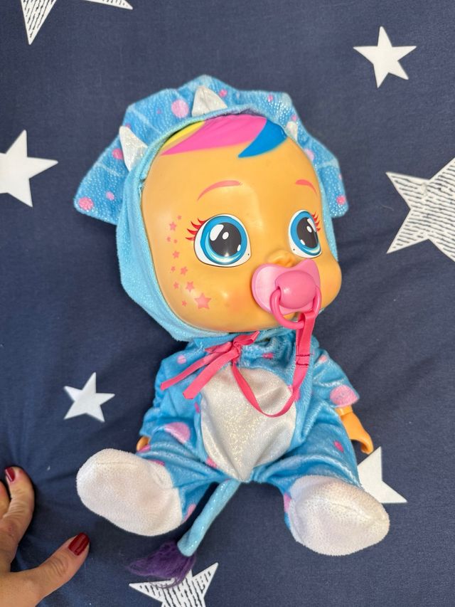 Bebé Llorón Dinosaurio Azul