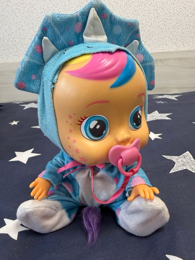 Bebé Llorón Dinosaurio Azul