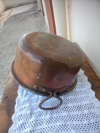 Tegame in rame vintage