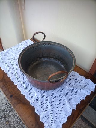 Tegame in rame vintage