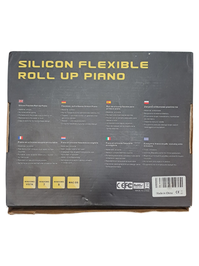 Piano Enrollable Silicona Flexible