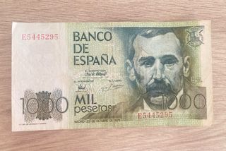 Billete 1000 pesetas España 1979