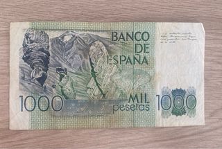 Billete 1000 pesetas España 1979