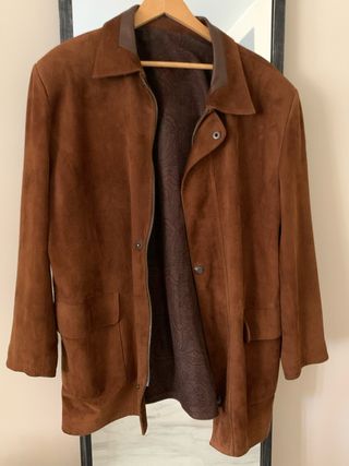 Chaqueta de piel de cabra