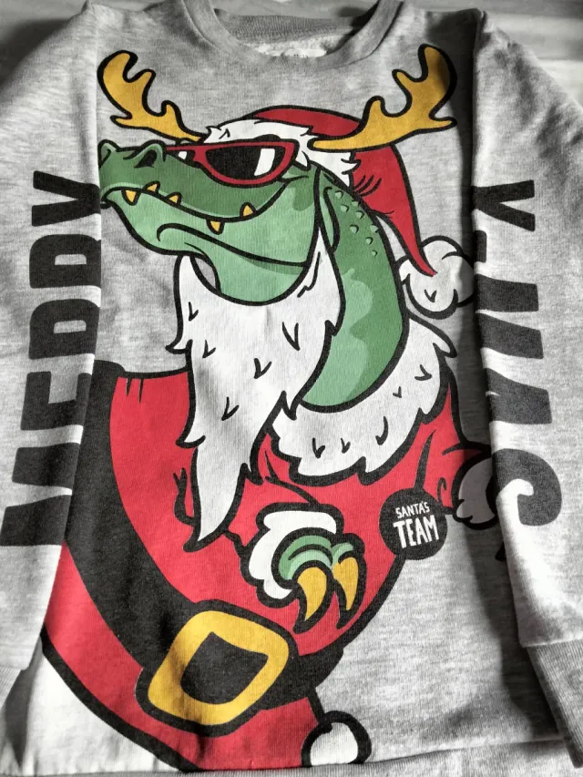 Sudadera Divertida Navidad Talla 11-12