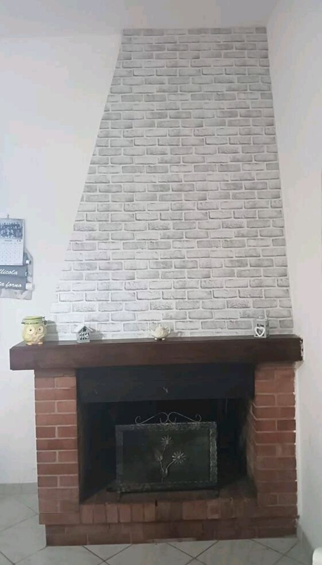 10 Metros autoadesivo Tijolo Cinza Branco