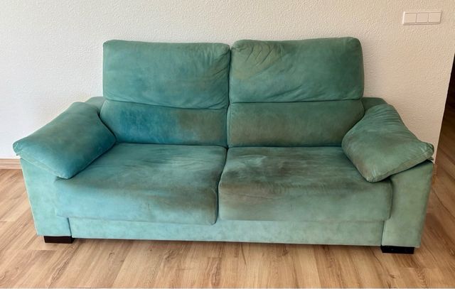 Sofá Cama Tela y Metal