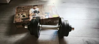 Set Mancuerna Crivit adaptable desde 2 10 kg.