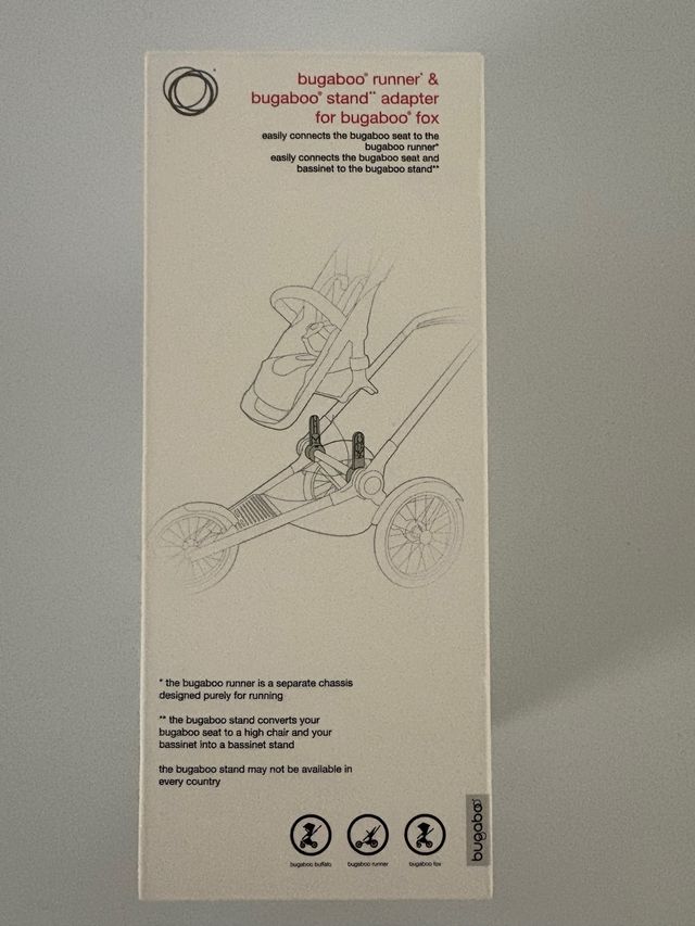 Adaptador Bugaboo Runner & Stand Fox