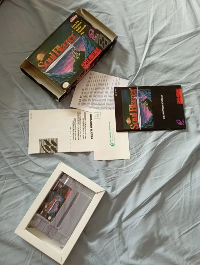 Soul Blazer Super Nintendo NTSC