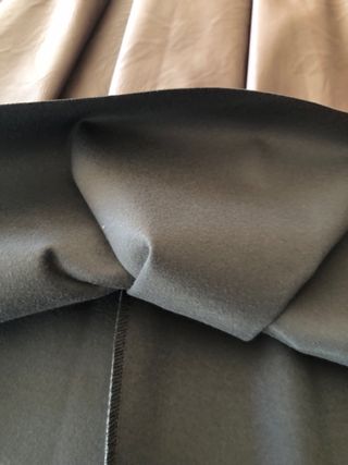 Falda Larga Piel Ecológica Marrón