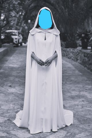 Capa Novia con Capucha Blanca Talla Única