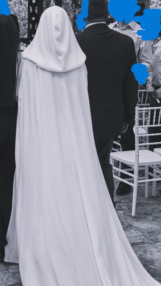 Capa Novia con Capucha Blanca Talla Única