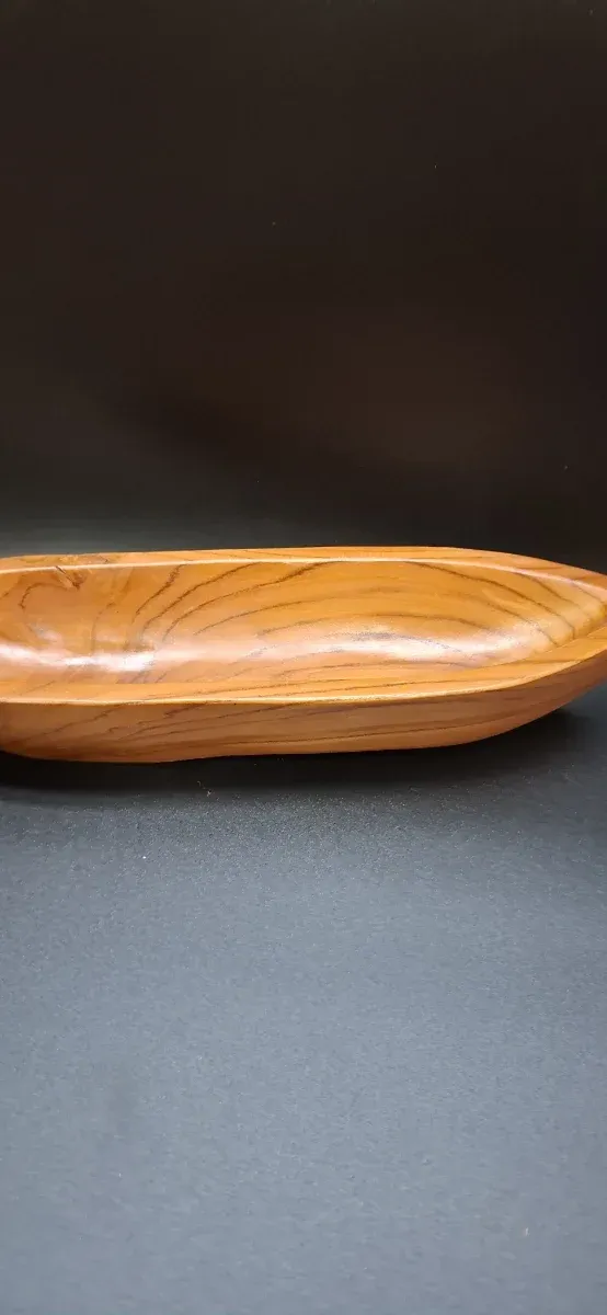 Bandeja Teca Madera Natural