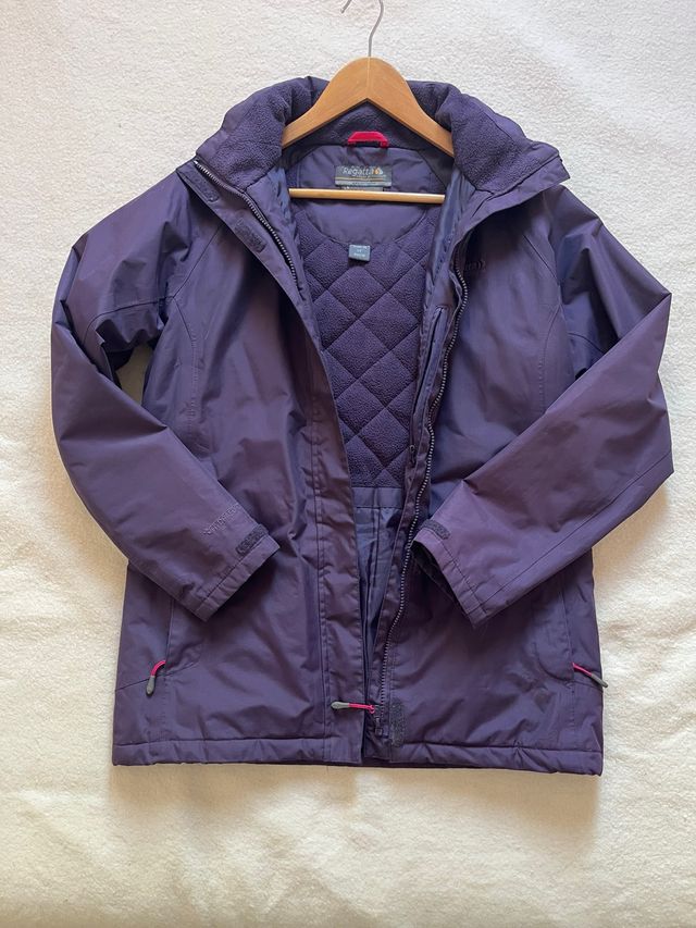 Chaqueta Regatta Waterproof Morada