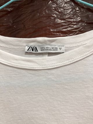 Camiseta ZARA Blanca