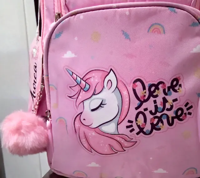 GRANDI Zaino UNICORNO Imbottito TABLET 42X30X15cm