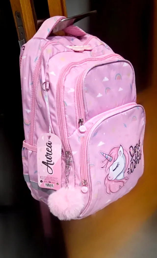 GRAN Mochila UNICORNIO Acolchada TABLET 42X30X15cm