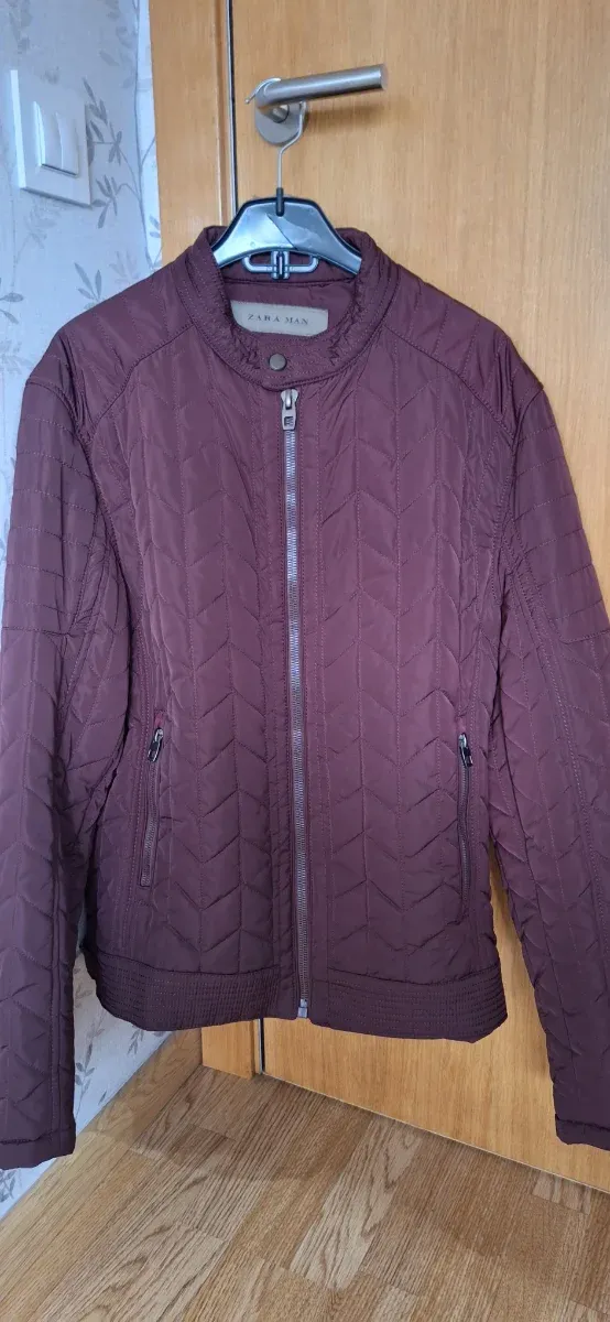 Parka Zara Man Morada Acolchada