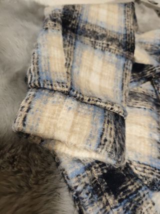 Chaqueta corta cuadros Talla S