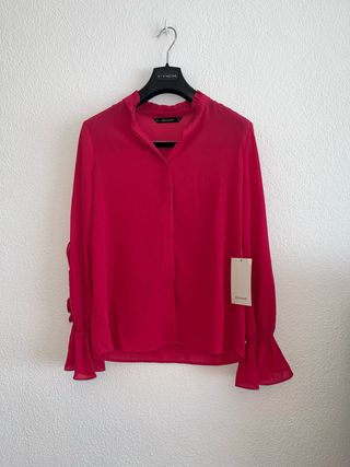 Blusa Zara Frambuesa Talla S