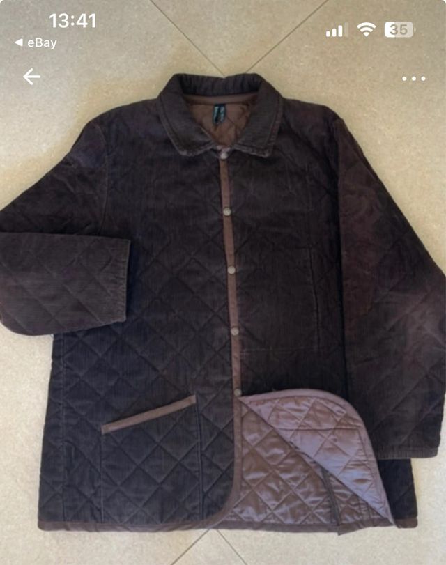 Giacca Levenham in velluto a coste Made in England