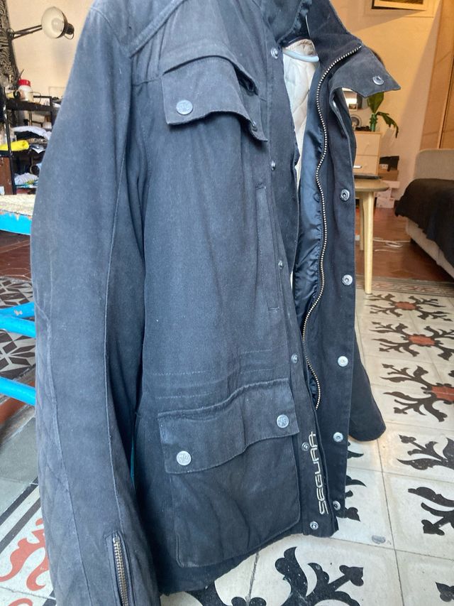 Chaqueta de moto SEGURA negra talla M